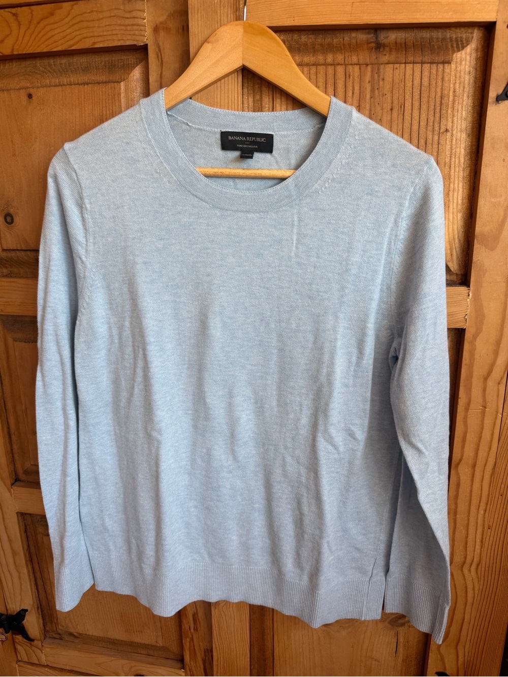Banana Republic Light Blue Crewneck Sweater